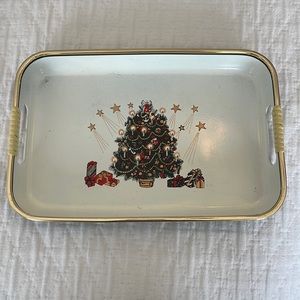 Vintage Christmas tray